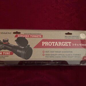 Simmons ProTarget 3-9x40MM Waterproof SCOPE, Mil-dot Reticle, 30MM Tube